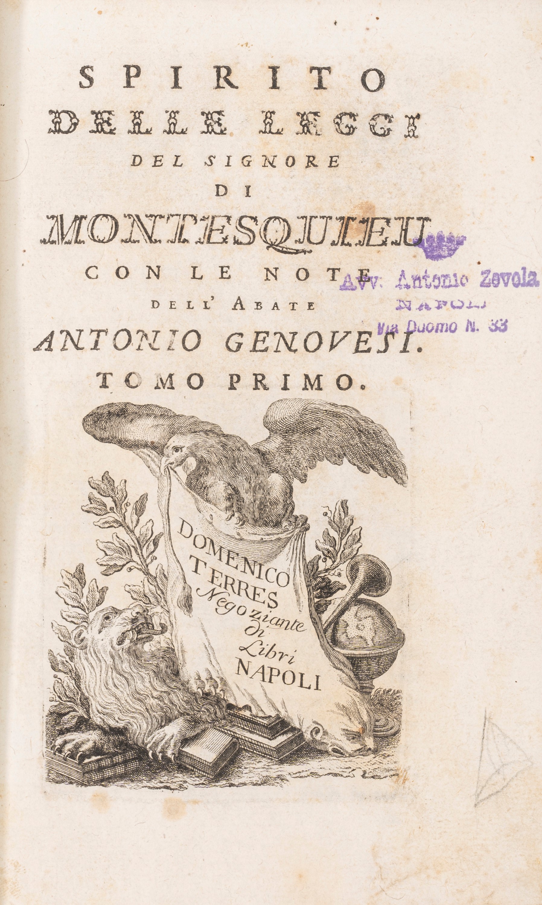 Nicola Santamaria - La Società Napolitana dei Tempi Viceregnali. Volume Primo: la Scienza Economi...