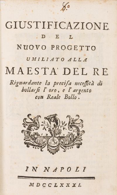 Giustificazione del Nuovo Progetto Umiliato alla Maestà del Re Riguardante la Precisa Necessità d...
