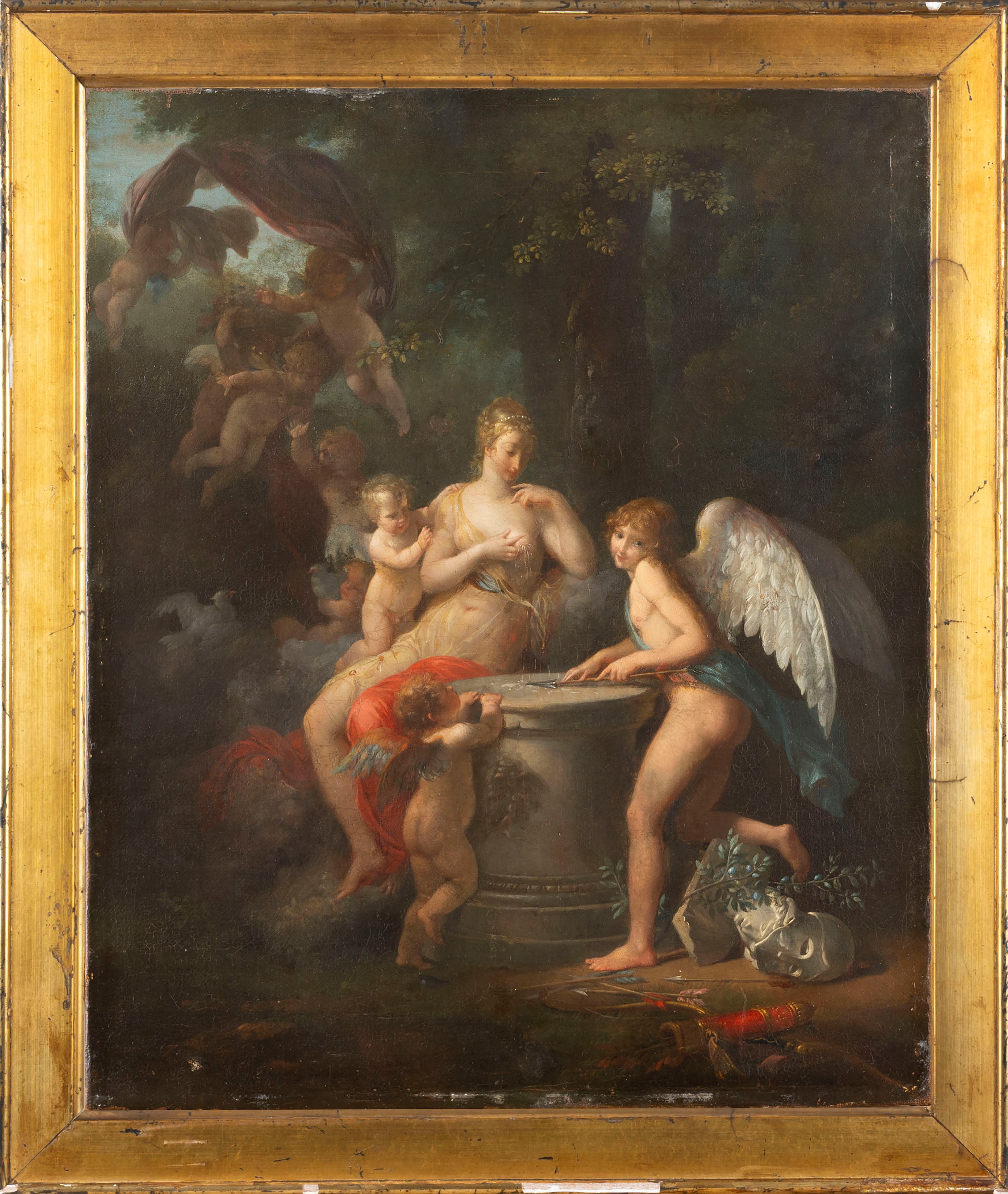 Scuola Francese, Inizi del Secolo XIX - François Gérard, Venere e Amore, olio su tela