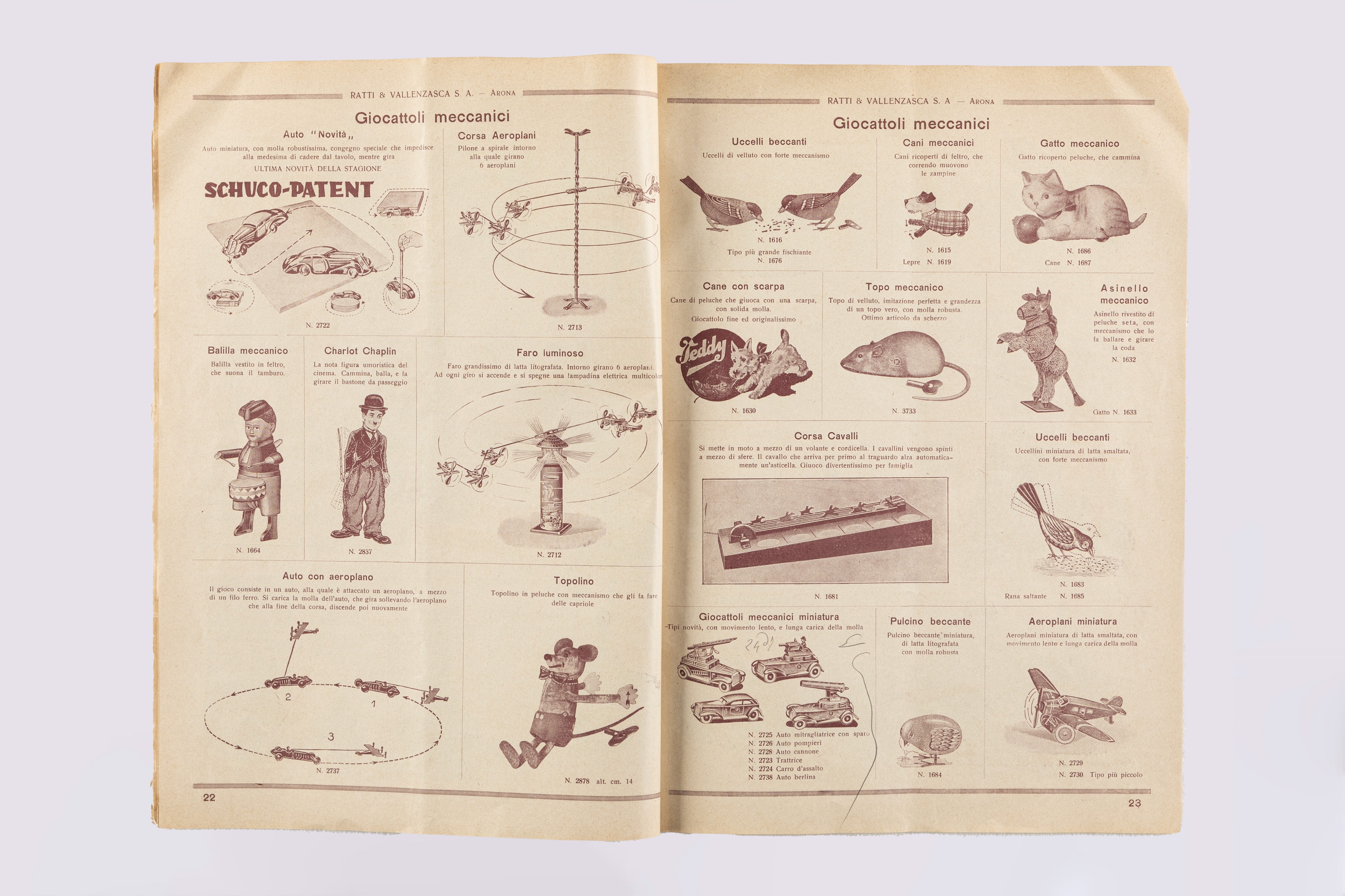 Catalogo Generale Giocattoli Ratti e Vallanzasca