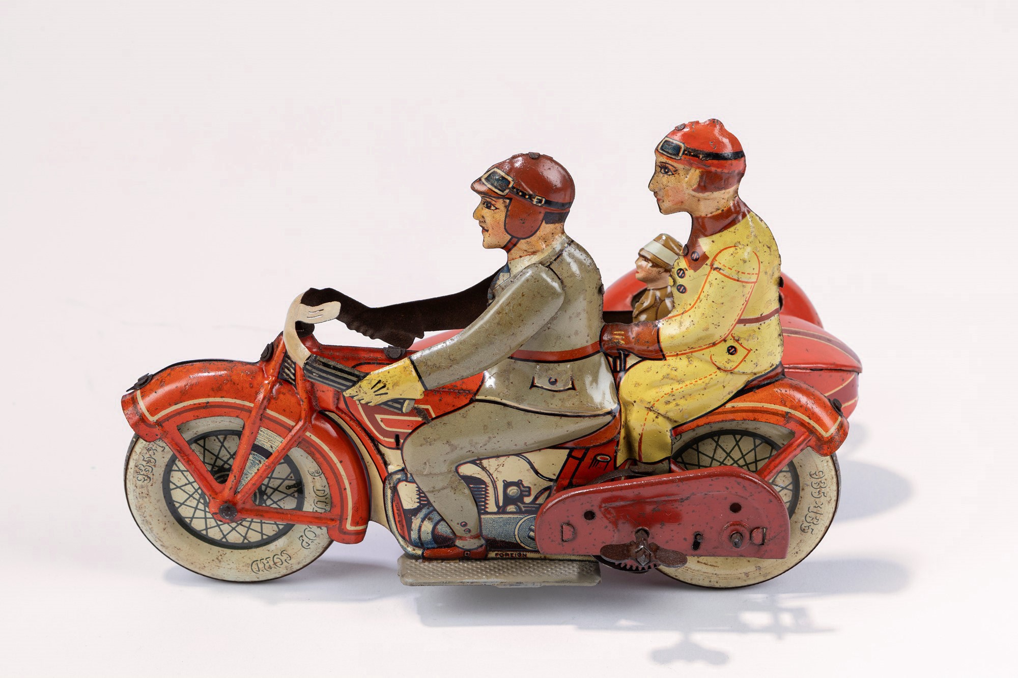 Tippco - Moto Sidecar con la Famiglia di Grandi Dimensione