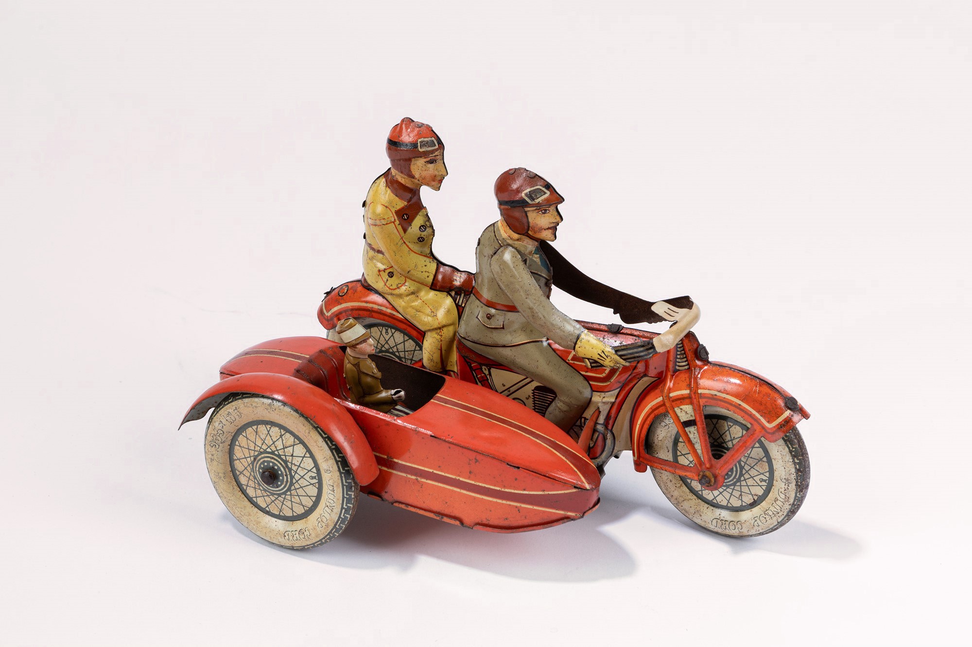 Tippco - Moto Sidecar con la Famiglia di Grandi Dimensione