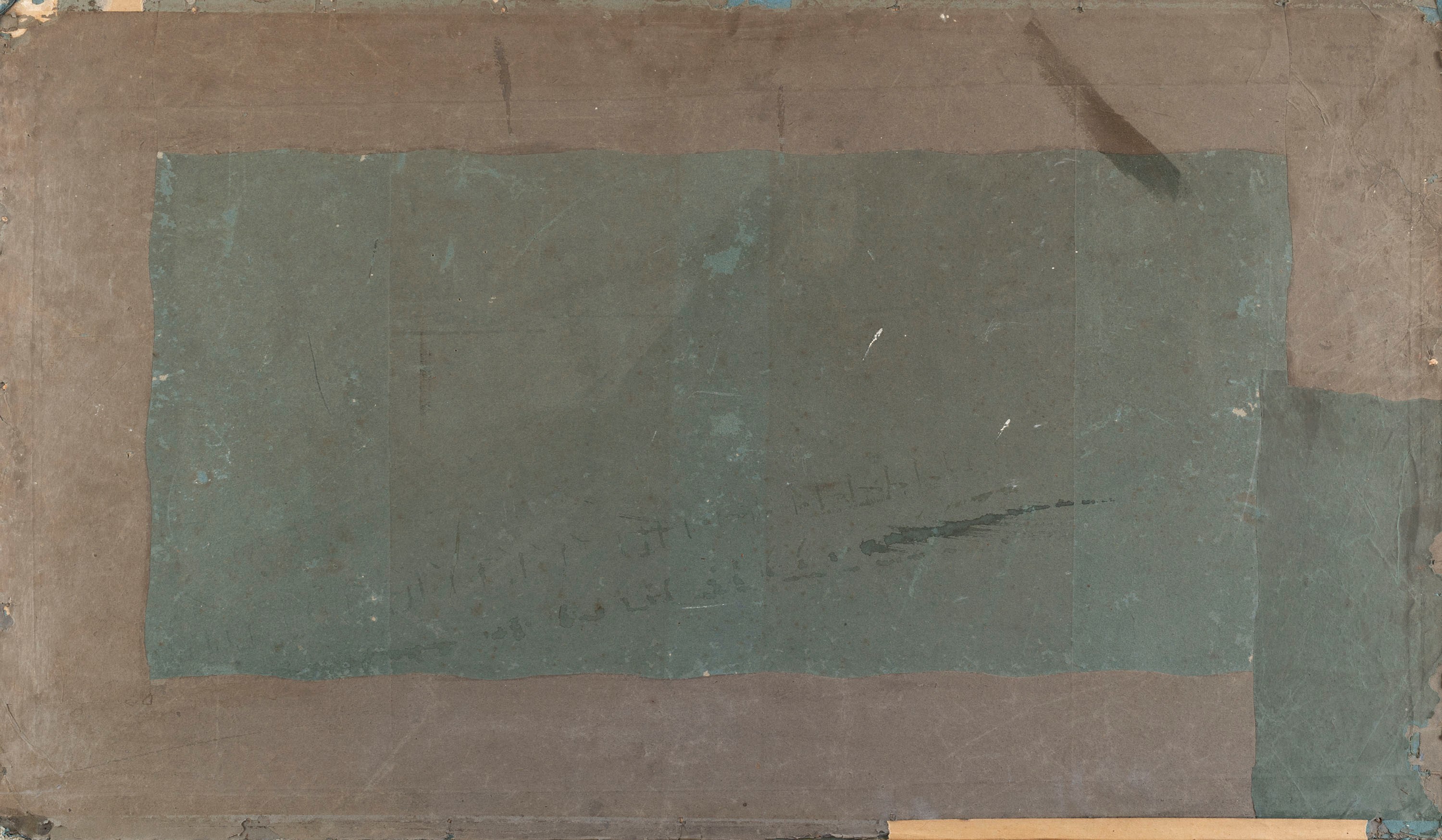 jules-fréDéric Bouchet - Veduta della villa Laurentina di Plinio, penna, inchiostro e acquerello ...