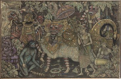 Dipinto su Seta, Thailandia, Secolo XIX