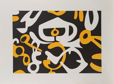 Composizione Giallo - Nero