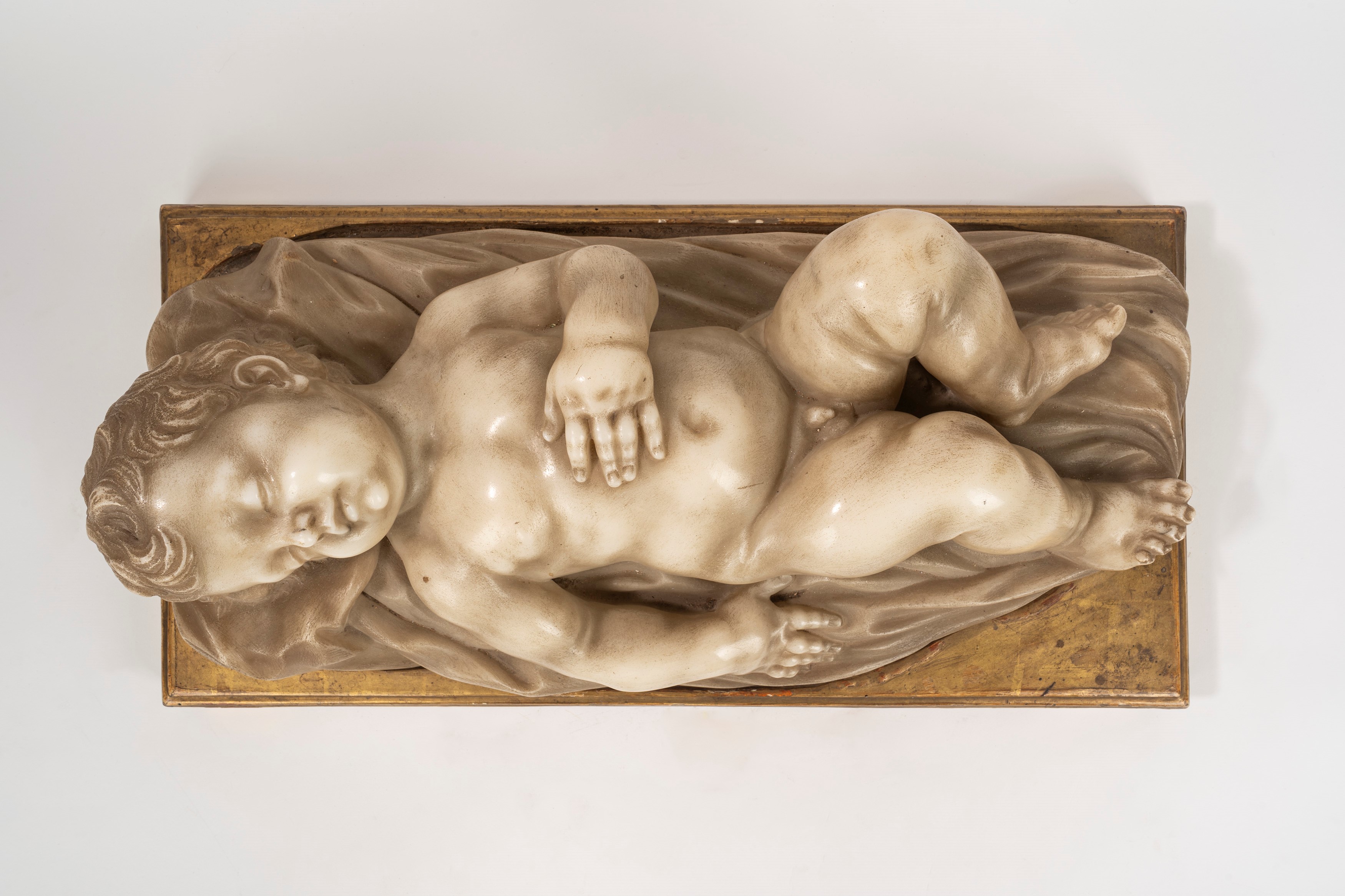 Scuola Toscana, Seconda Metà del Secolo XVII - Giuseppe Piamontini, Putto dormiente, scultura in ...