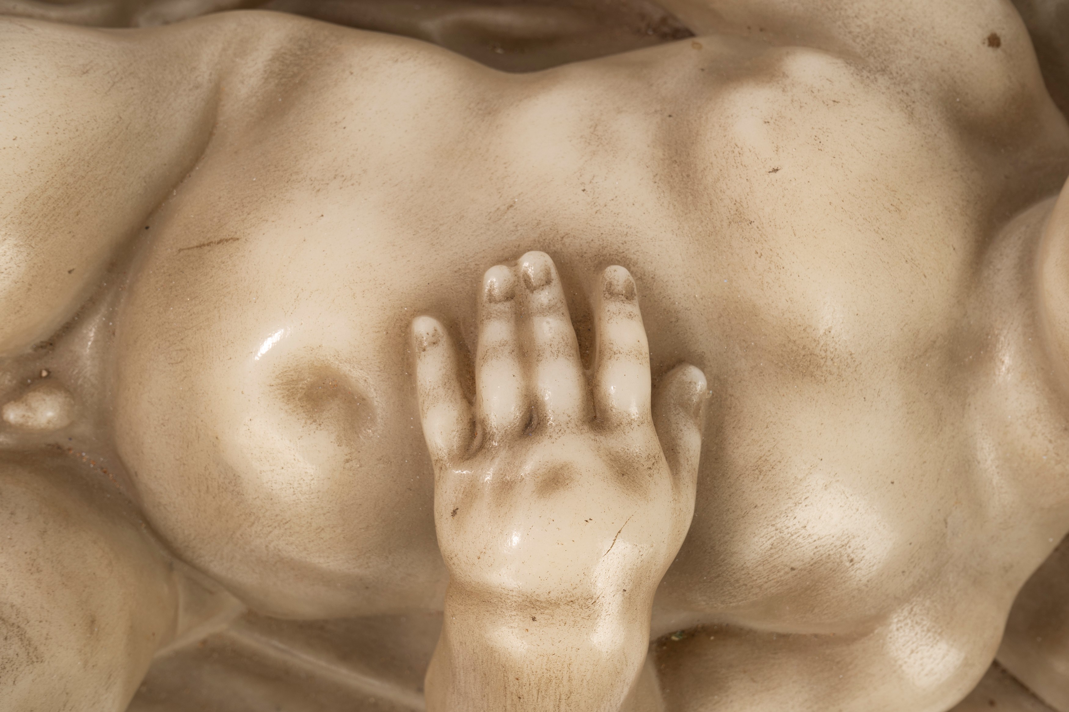 Scuola Toscana, Seconda Metà del Secolo XVII - Giuseppe Piamontini, Putto dormiente, scultura in ...