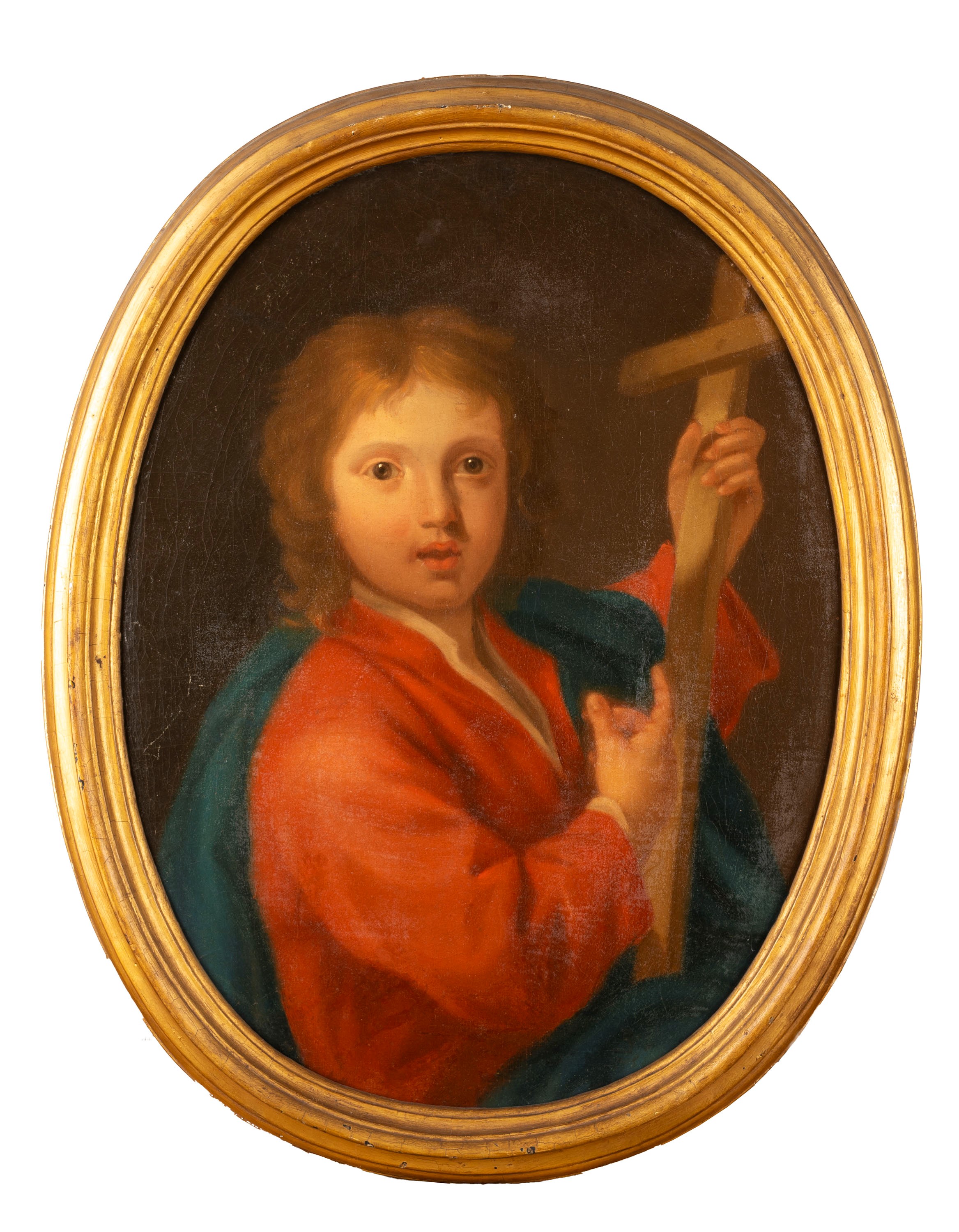Scuola Romana, Secolo XVIII - Gesù Bambino con la Croce