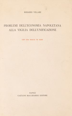 Problemi dell'economia napoletana alla vigilia dell'unificazione.