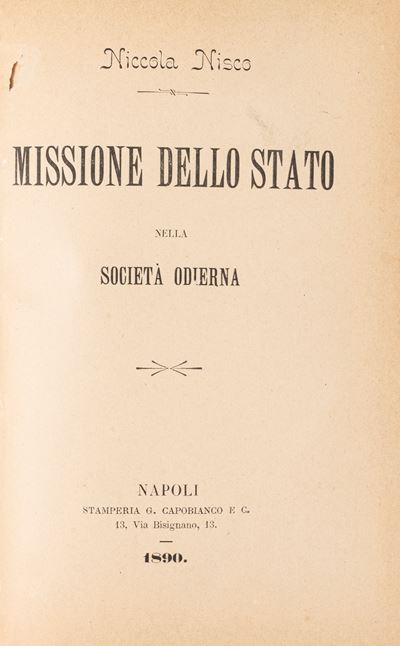 Missione dello Stato nella Società Odierna.