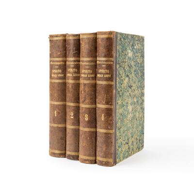 Spirito delle Leggi con le Note Dell'abate Antonio Genovesi. Edizione Seconda Napolitana.