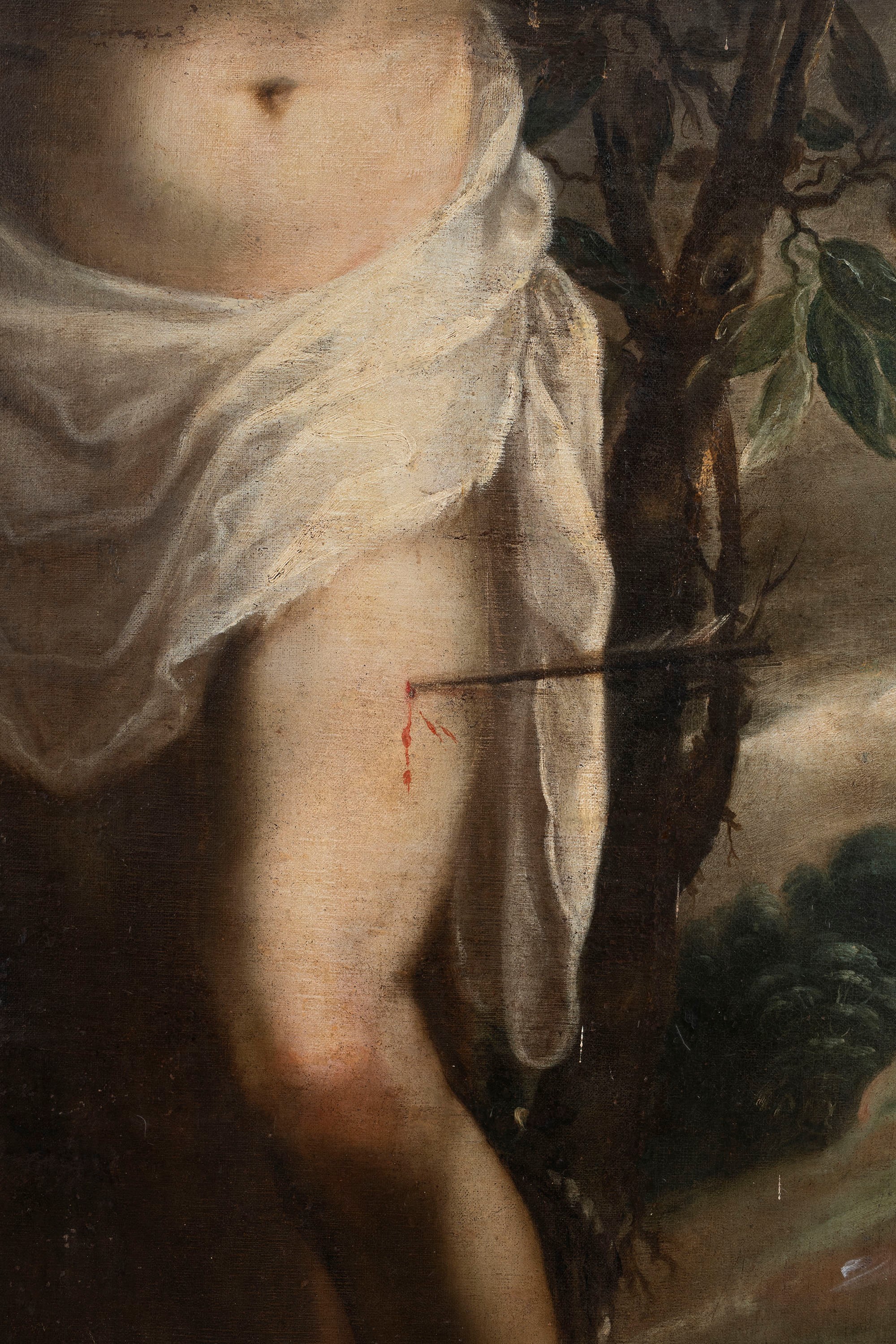 Denijs Calvaert - La visione di San Sebastiano, olio su tela