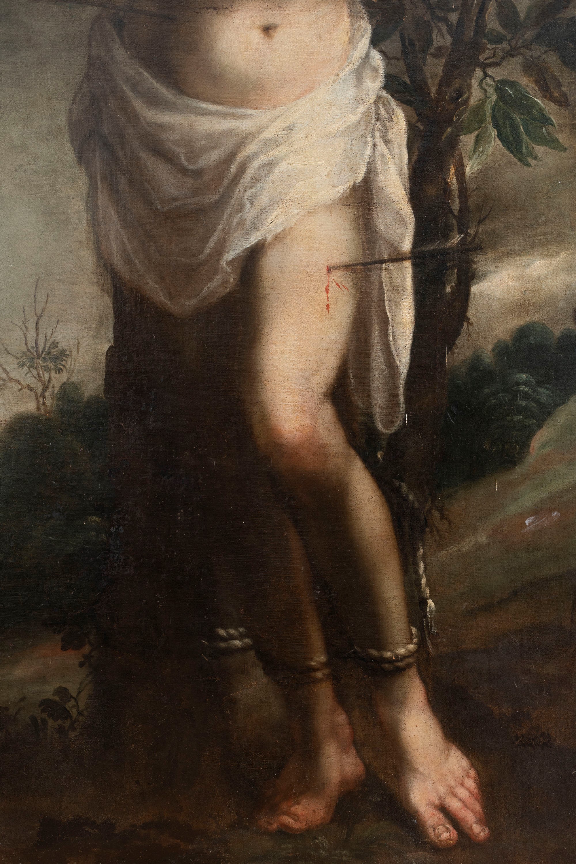 Denijs Calvaert - La visione di San Sebastiano, olio su tela