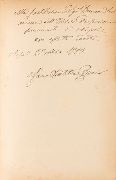 L'evoluzione della Politica Annonaria a Napoli dal 1503 al 1806. Preceduta da una Lettera del Pro...