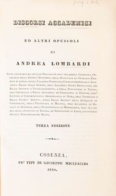 Discorsi Accademici ed Altri Opuscoli.