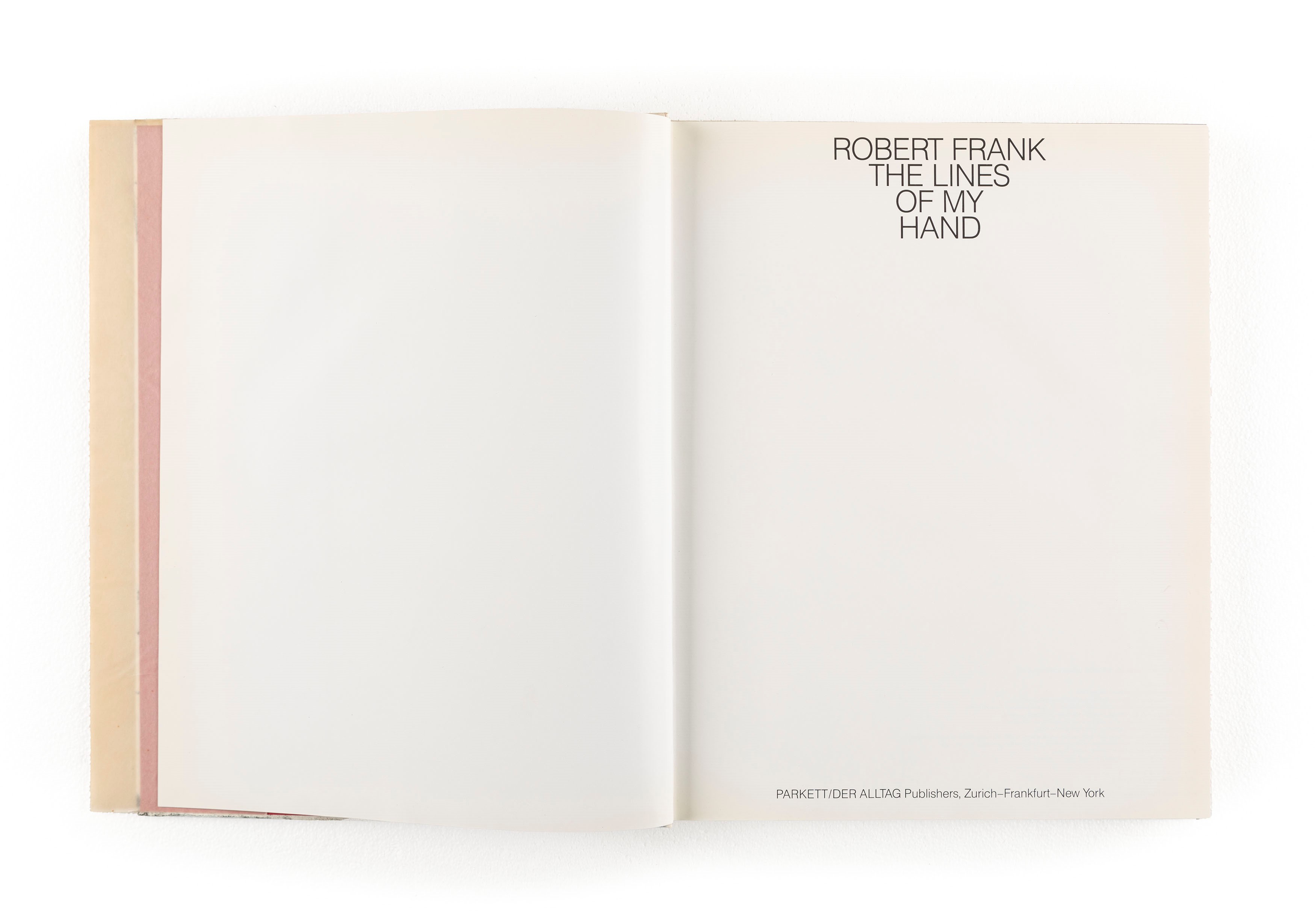 Robert Frank - The Lines Of My Hand