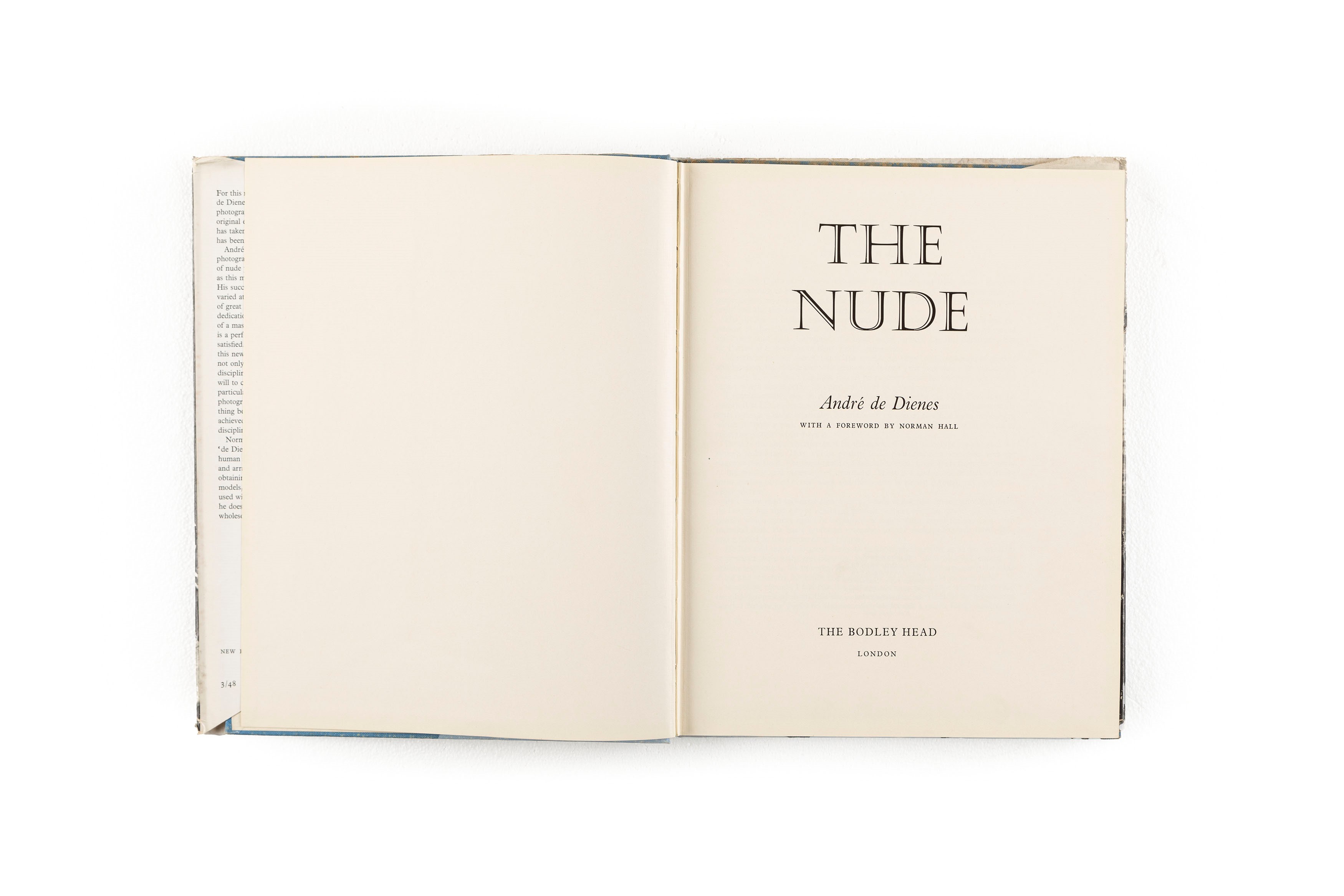 André De Dienes - The Nude - Volume edito da The Bodley Head, Londra, 1961