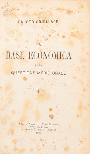 La base economica della questione meridionale.