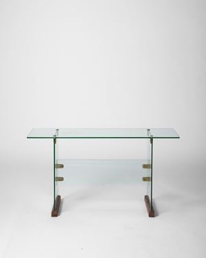 Coffe table for the Vetrocoke offices, Palazzo Ferrania, Milan