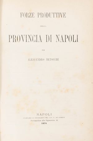 Le forze produttrici della provincia di Napoli.