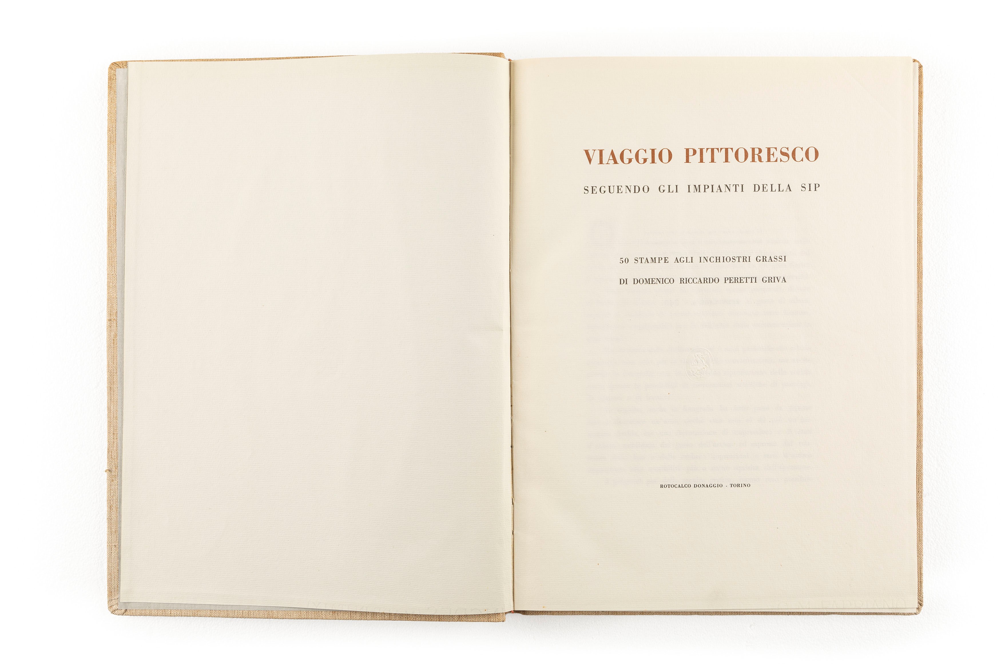 Domenico Riccardo Peretti Griva - Viaggio Pittoresco, Seguendo gli Impianti della Sip