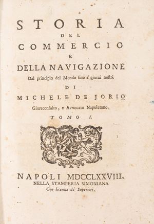 Storia del commercio e della navigazione dal principio del mondo sino à nostri giorni