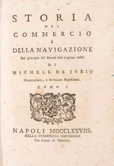 Storia del Commercio e della Navigazione dal Principio del Mondo Sino À Nostri Giorni