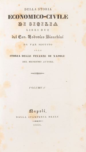 Della storia economico-civile di Sicilia. Libri due.