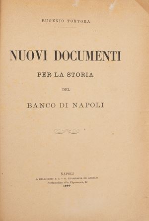 New documents for the history of the Banco di Napoli.