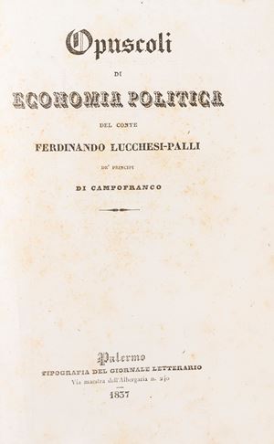 Opuscoli di Economia Politica.