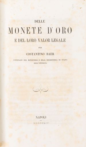 Raccolta di 10 monografie e opuscoli rilegati in unico volume sull’economia del Regno di Napoli
