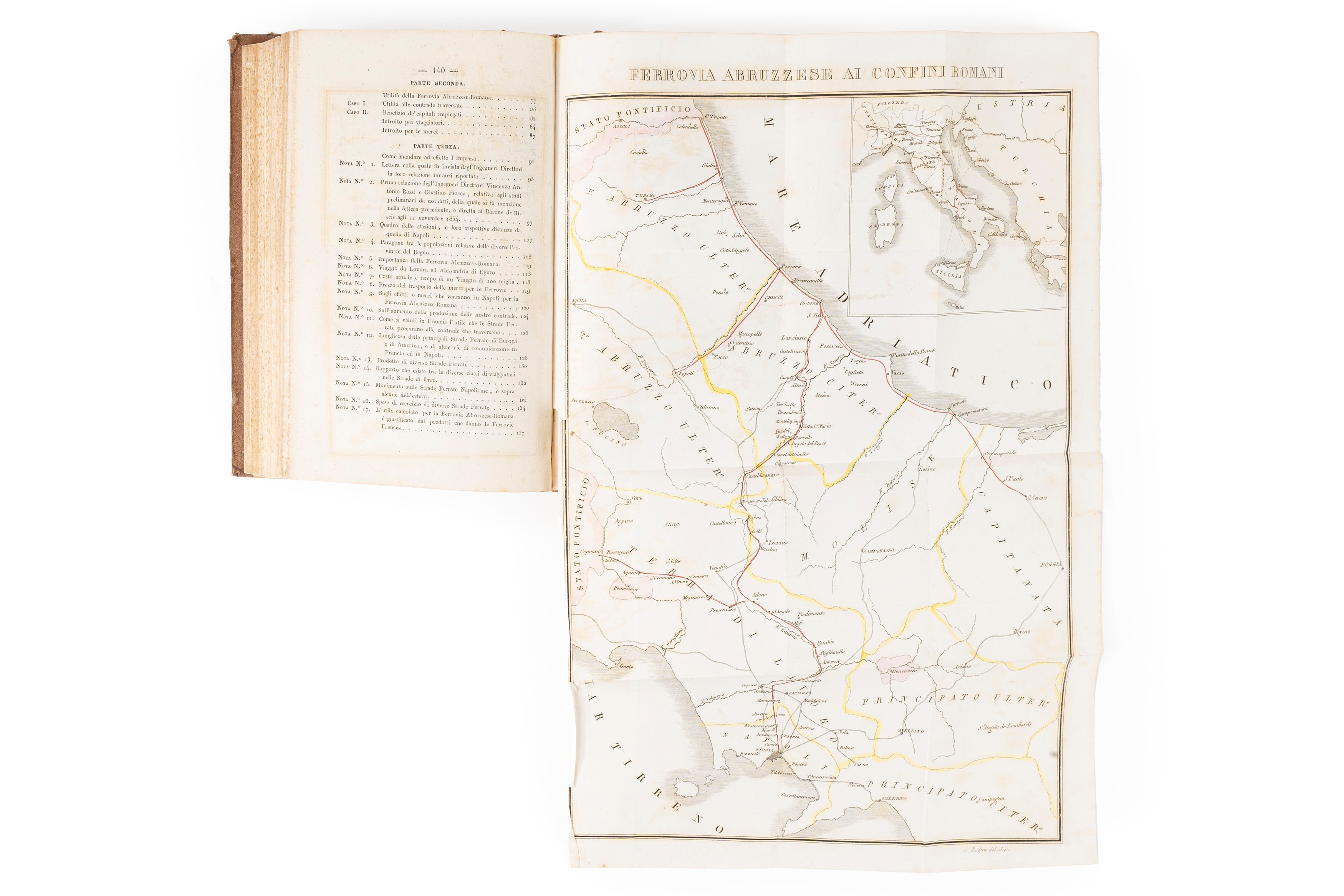 Aa.vv. - Raccolta di 10 Monografie e Opuscoli Rilegati in Unico Volume Sull’economia del Regno di...