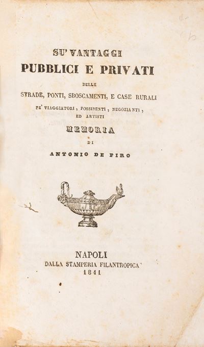 Memoria Riguardante le Arti, le Manifatture, e L'industria del Regno e su De' Messi da Praticarsi...