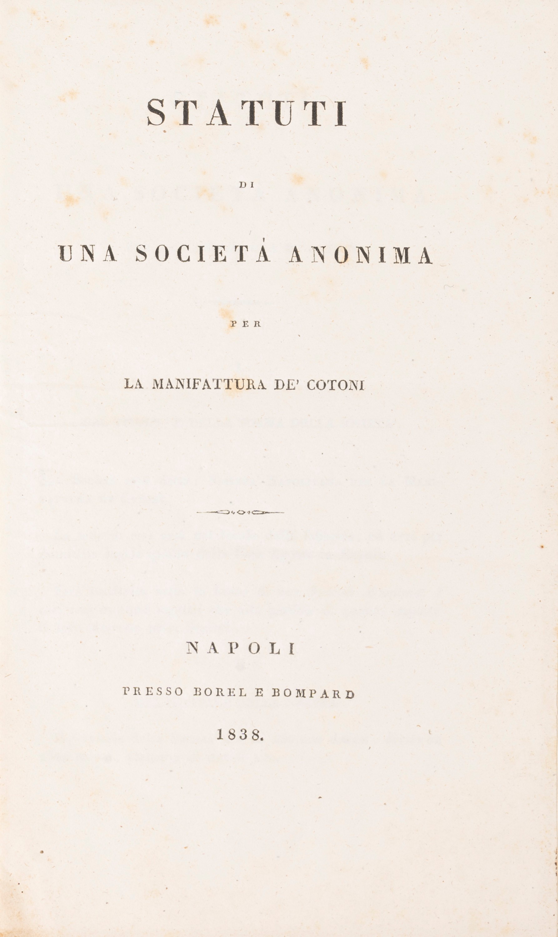 Carmelo Prisco - Memoria Riguardante le Arti, le Manifatture, e L'industria del Regno e su De' Me...