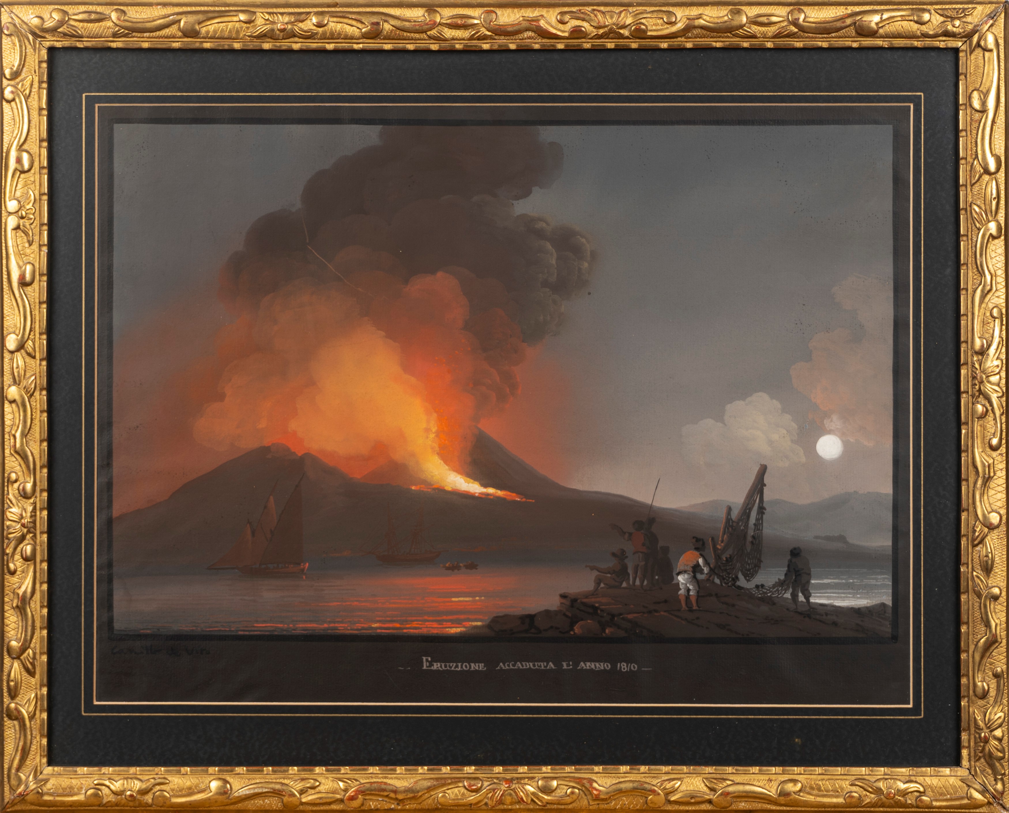 Camillo De Vito - Vesuvio, L'eruzione del 1810
