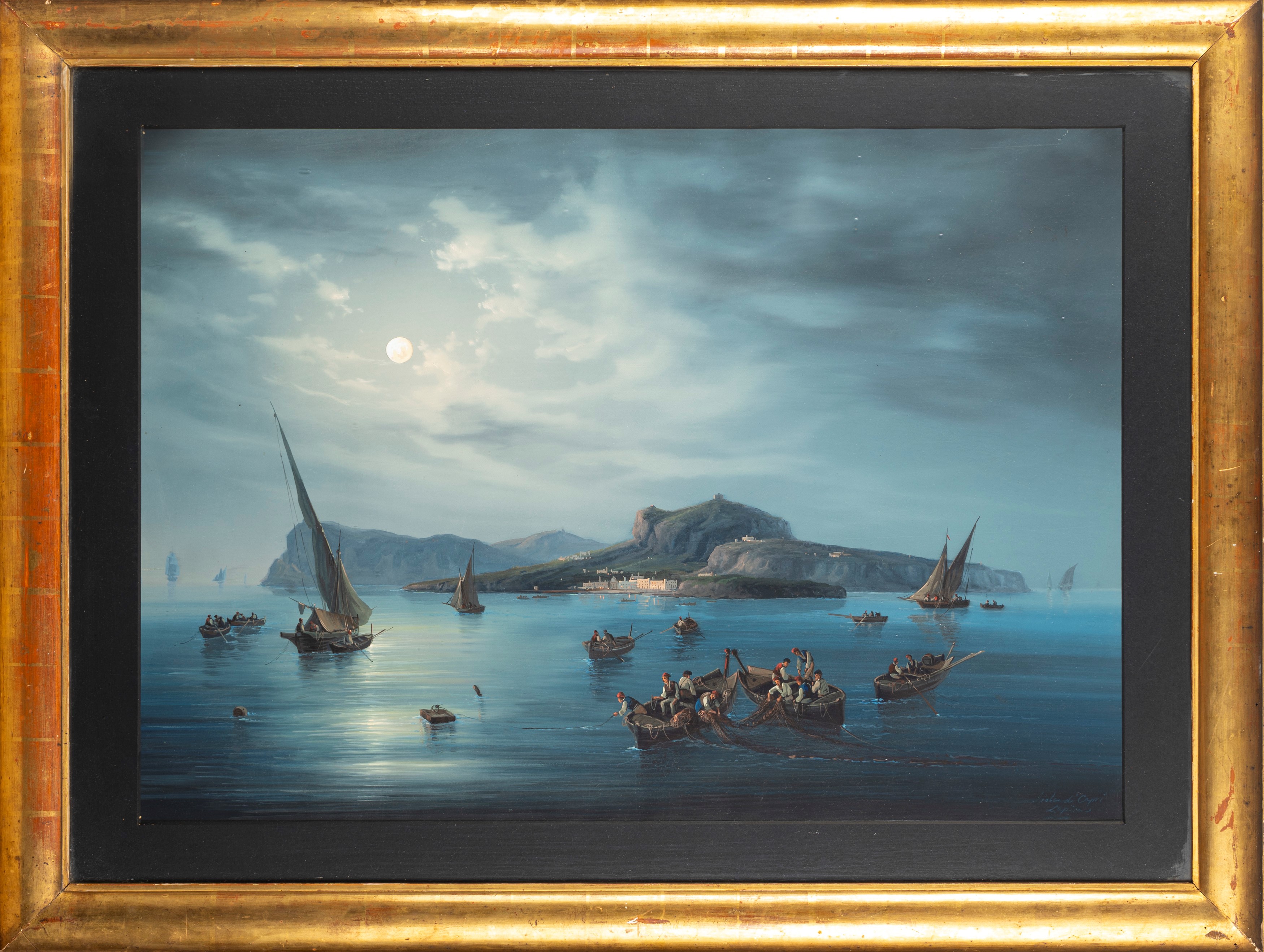Gioacchino la Pira - Notturno a Capri