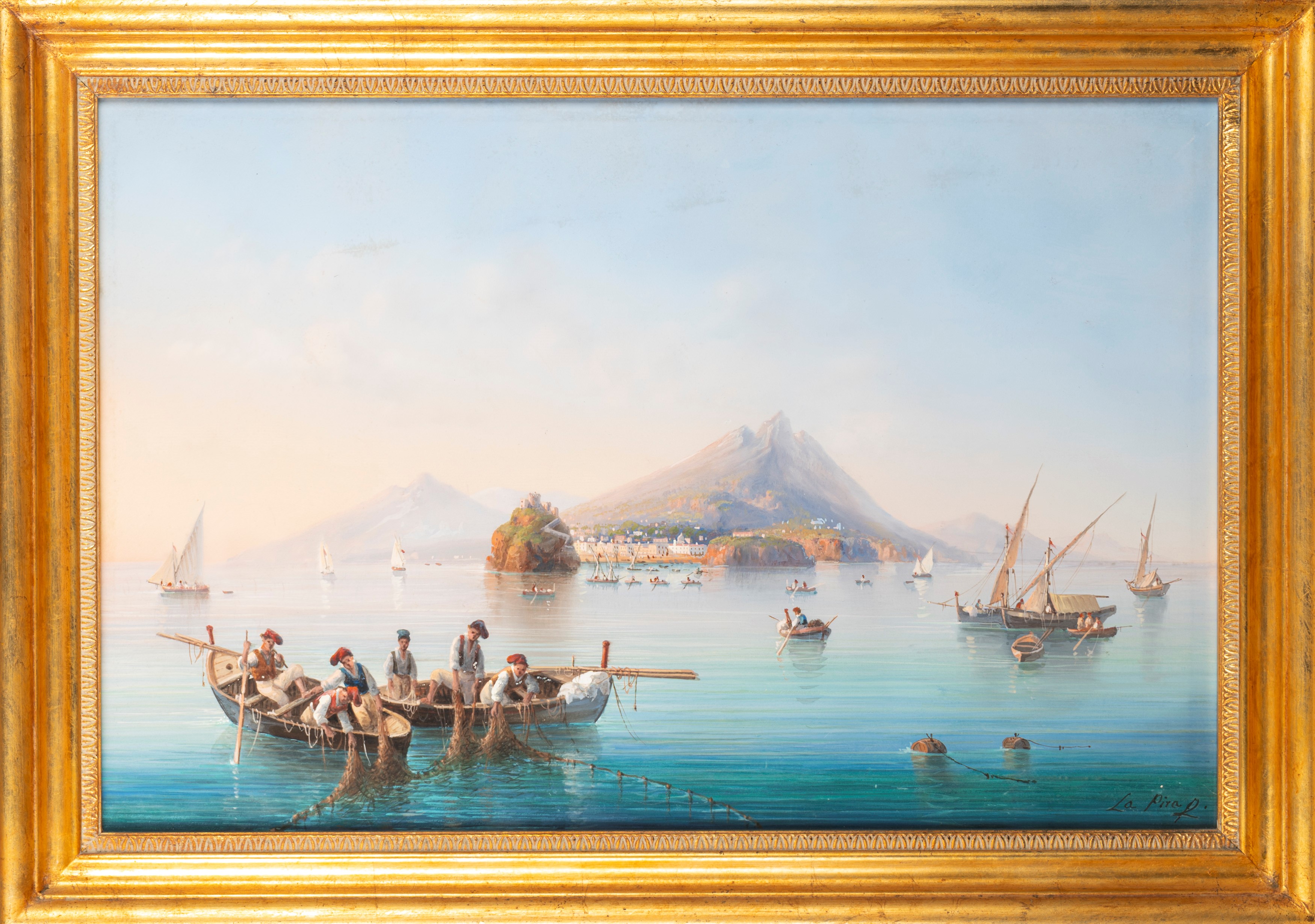 Gioacchino la Pira - Pescatori al Largo di Ischia