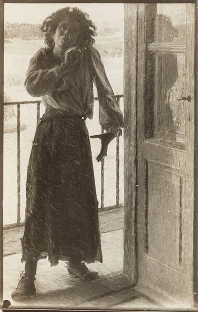 Matilde la pazza. Prima del Futurismo. Futurballa, stampa alla gelatina ai sali d'argento