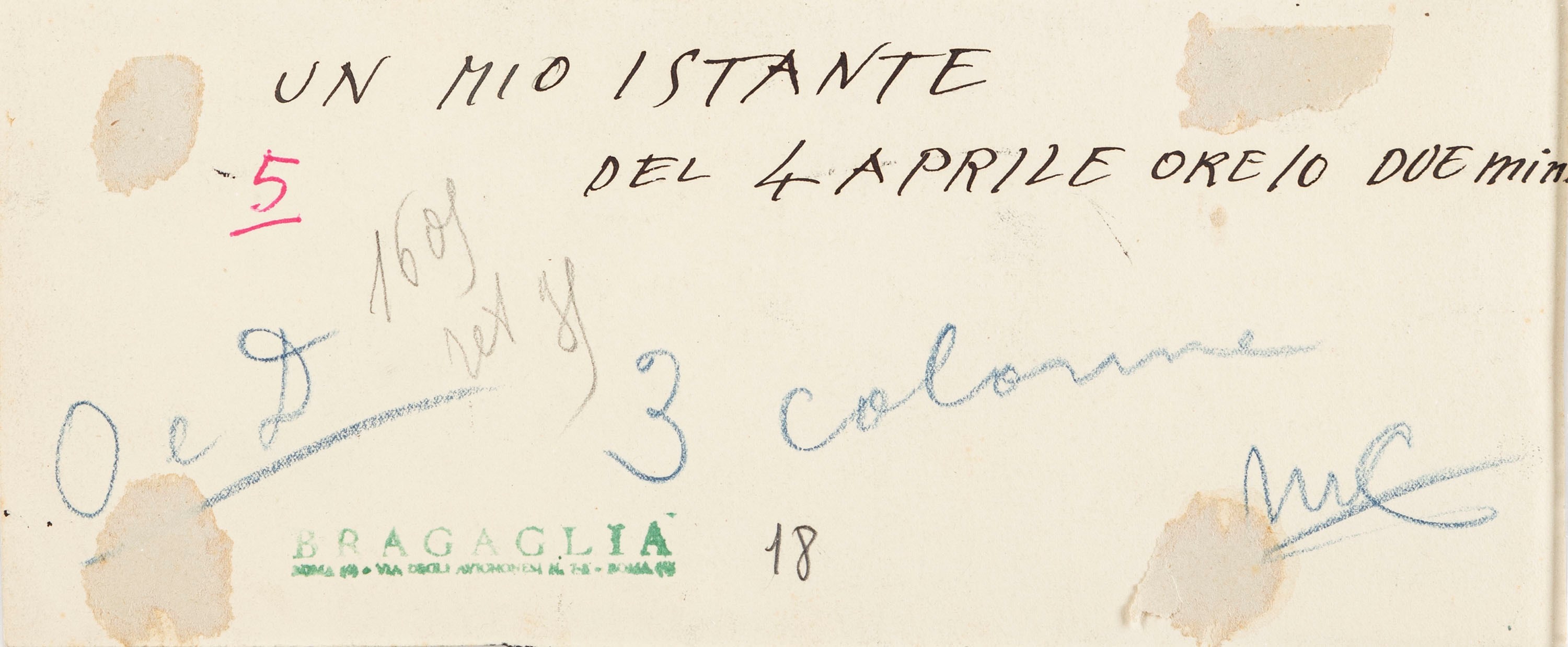 Anton Giulio Bragaglia - Matilde la pazza. Prima del Futurismo. Futurballa, stampa alla gelatina ...