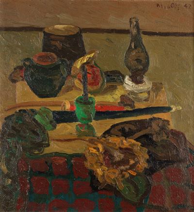 Il Bicchiere Verde (recto) ; Senza Titolo (verso)