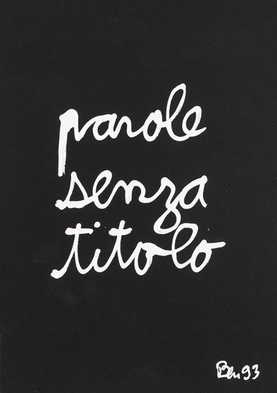 Parole Senza Titolo
