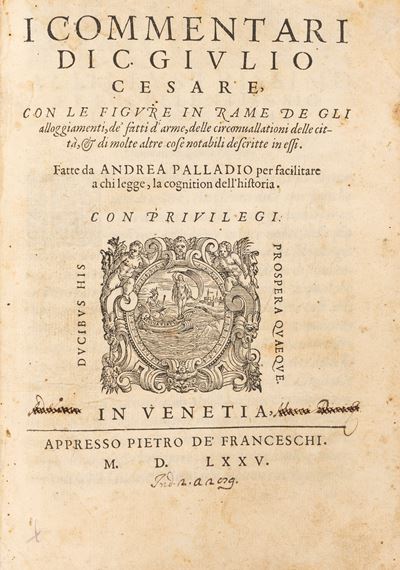 I Commentari con le Figure in Rame De gli Alloggiamenti, De' Fatti D'arme, delle Circonvallationi...