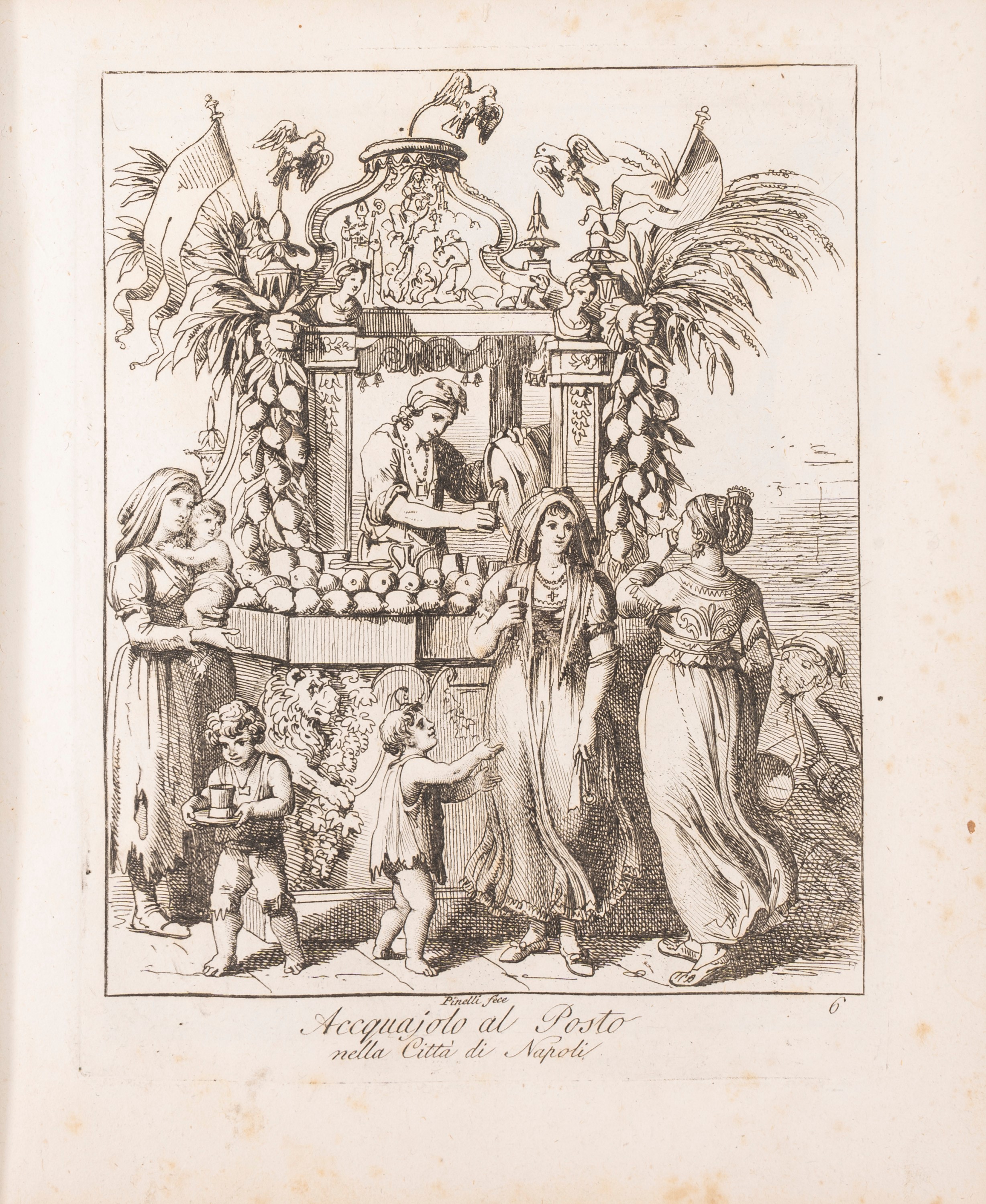 Bartolomeo Pinelli - Raccolta di 50 Costumi Li Più Interessanti delle Città, Terre e Paesi in Pro...