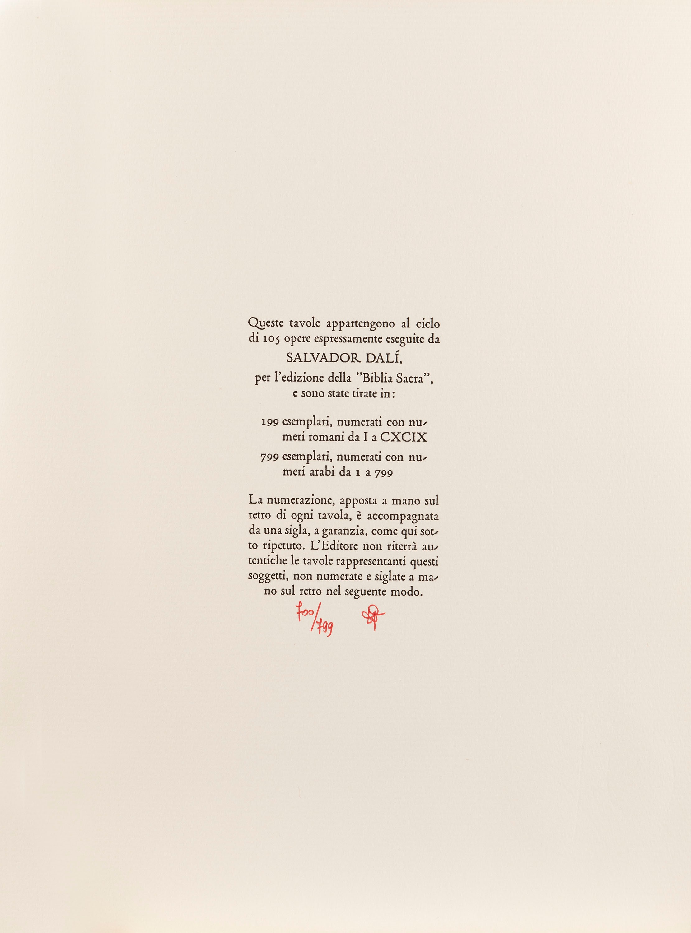 Salvador Dalì - Biblia Sacra