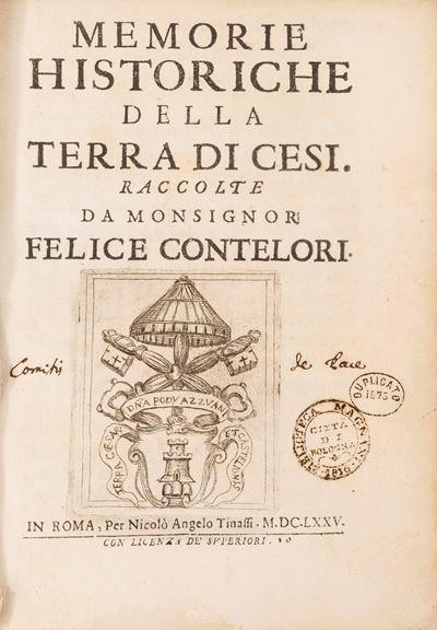 Memorie Historiche della Terra di Cesi