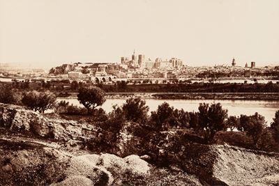 Avignon, stampa all'albumina, 1861