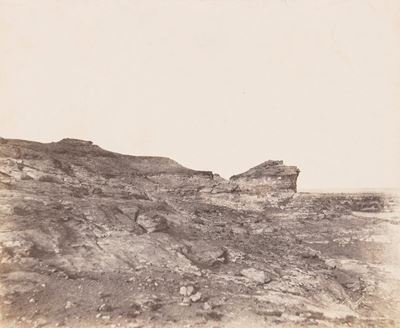 Vue de Ghebel Aboukir (2e cataracte), carta salata su cartoncino originale