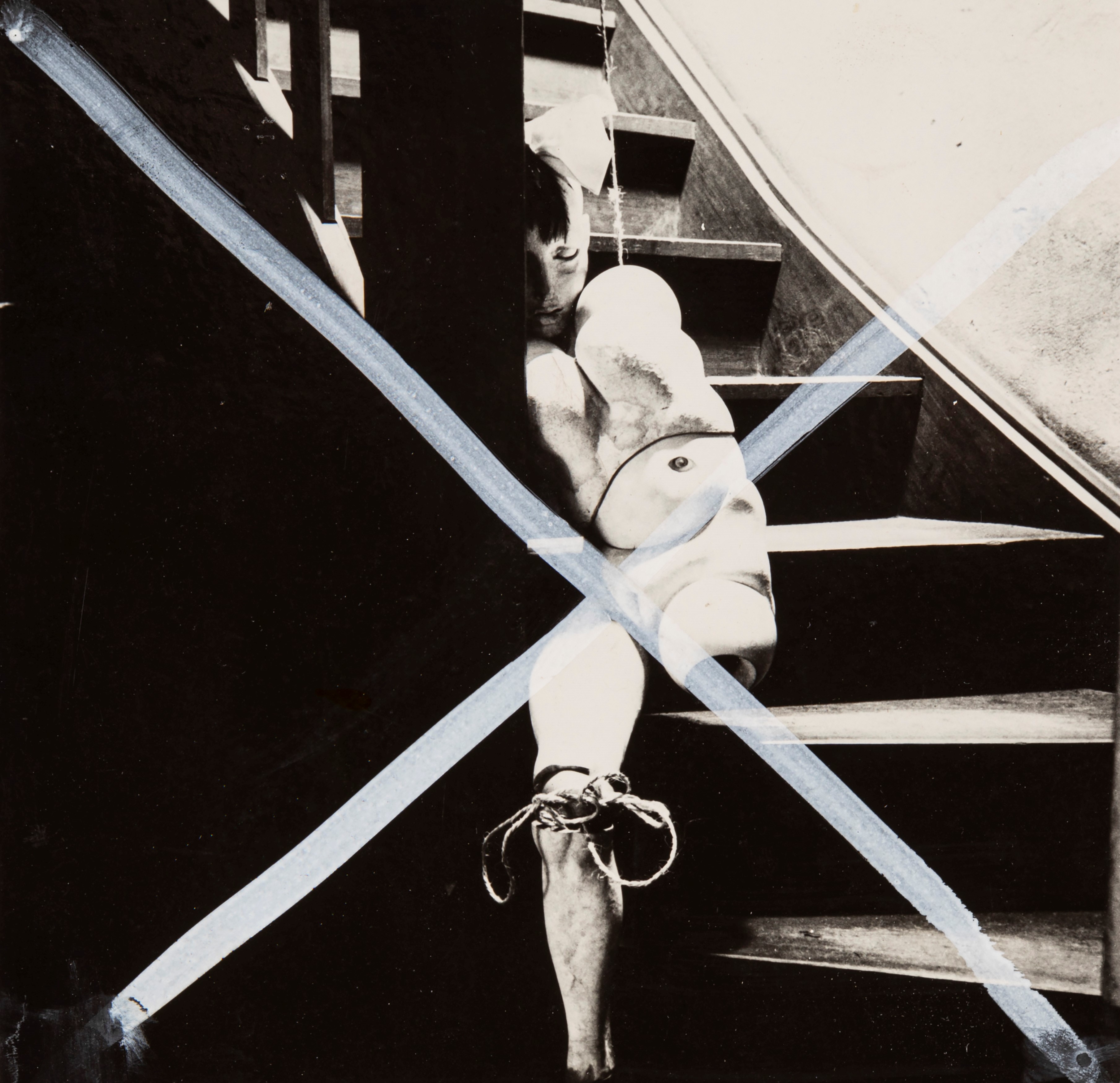 Hans Bellmer - Senza titolo dalla serie 'Les Jeux de la Poupèe', due stampe vintage con intervent...
