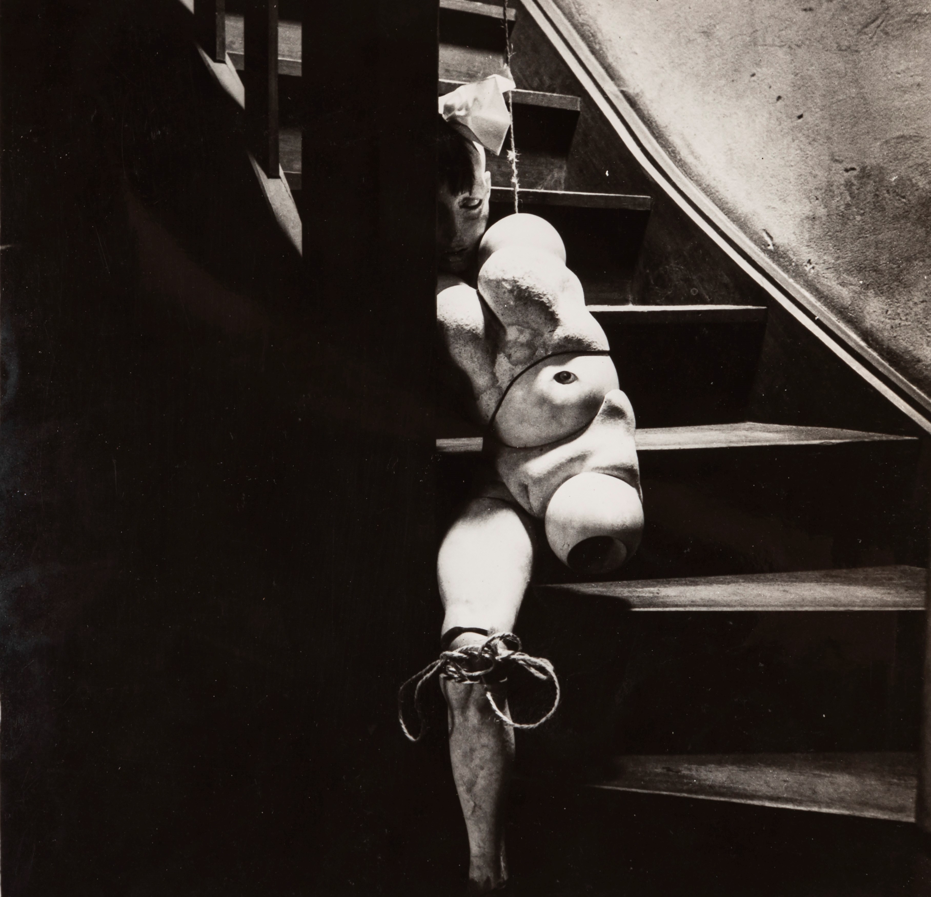 Hans Bellmer - Senza titolo dalla serie 'Les Jeux de la Poupèe', due stampe vintage con intervent...