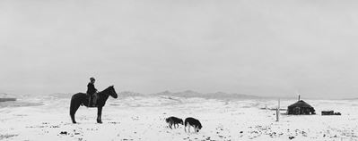 Ulug - Khem, Tuva, Stampa vintage alla gelatina ai sali d'argento